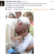 gradecimiento al Papa Francisco por sus enseñanzas_Claudia