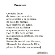 Oración Poema para el Papa Farncisco