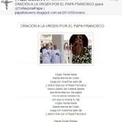 Oración por el Papa Francisco de Miguel Ángel Gomez_Papafollowers