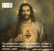 Oración por el papa Francisco_Sagrado Corazón de Jesús