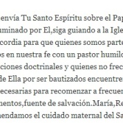 Oración por el Papa Francisco_Susana