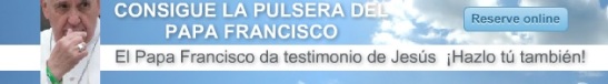 Pulsera Papa Francisco_banner estrecho
